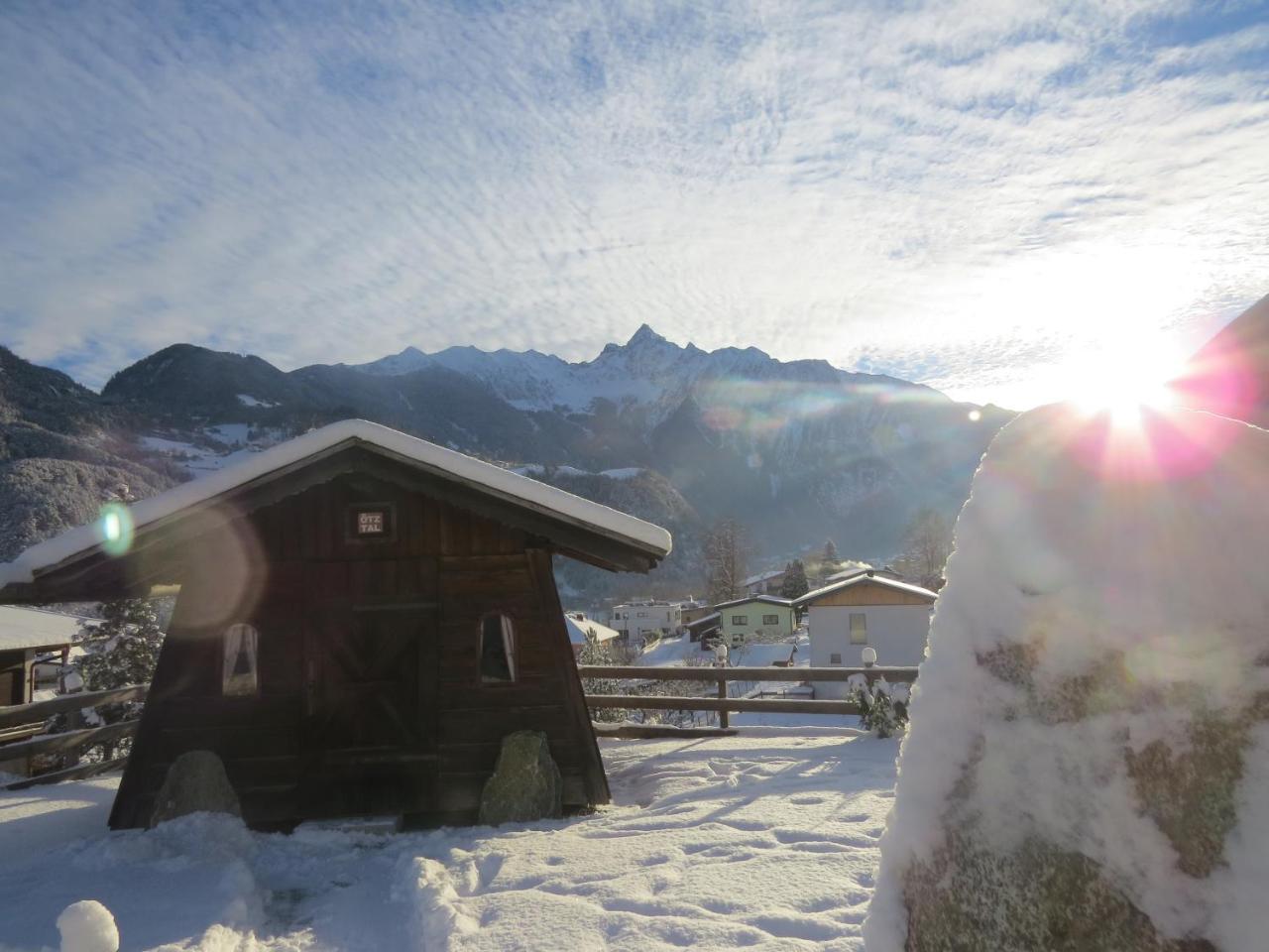 Ferienhaus Oetztal-Lodge Sautens Eksteriør billede